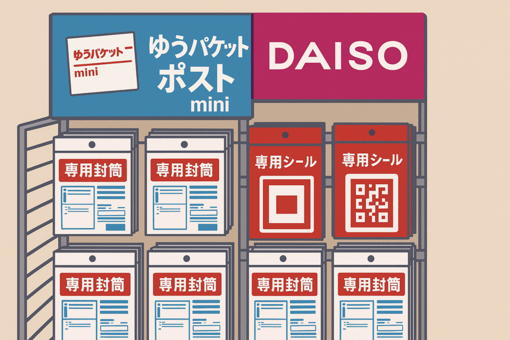 ゆうパケットポストminiはダイソーで売ってる?発送手順をわかりやすく紹介