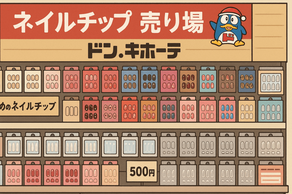 ドンキのネイルチップ売り場情報と取扱商品一覧