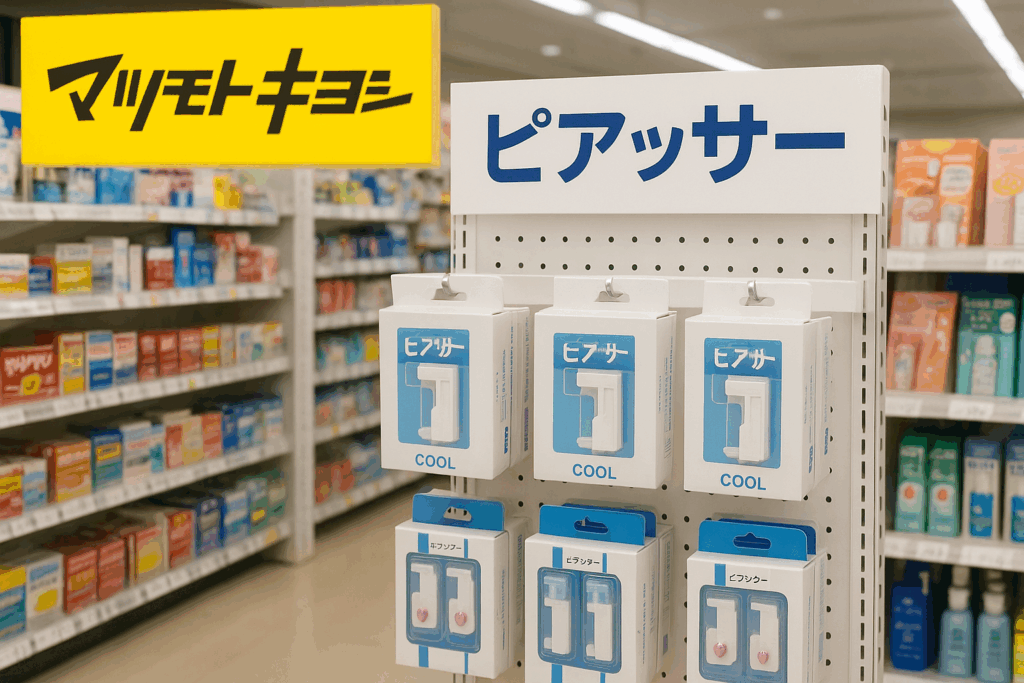 薬局ピアッサーの売り場は？ウエルシアやマツキヨなど販売傾向比較